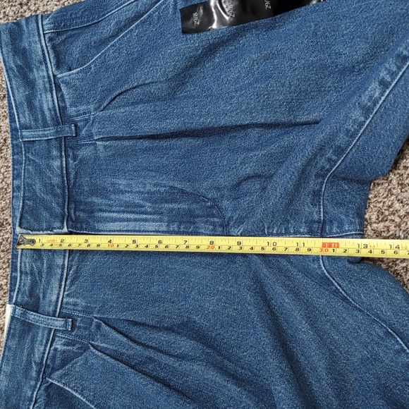 Banana Republic Luxe Wide Leg Pleated High Rise Jeans Modern NEW Size 29 - Picture 6 of 16